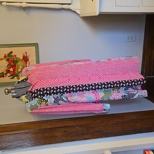 Susan Graver Colorful Patchwork Button Down Dress